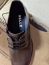 百丽男鞋商务正装皮鞋休闲增高软底真皮鞋10503AM0 棕色-经典版 39 实拍图