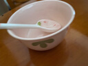 草莓陶瓷碗勺家用高颜值米饭碗少女心甜品碗釉下彩餐具套装 【4个装】浅粉草莓4.5英寸碗 实拍图