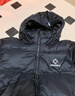 准者（RIGORER）长款羽绒服男2025春季新款连帽保暖防风加厚运动户外休闲情侣外套 纯正黑 XL (180) 实拍图