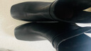 百丽（Belle）气质羊皮时装靴女冬季新款商场同款高跟通勤优雅短靴3LI44DD5 黑色-单里 38 (240mm) 实拍图