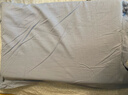 水星家纺枕套纯棉100%全棉磨毛柔感对枕套抑菌A类枕头罩一对装双人48x74cm 实拍图