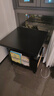 法莎蒂升降茶几折叠移动推车实木茶台茶桌小户型客厅多功能餐桌 【黑色】可移动升降折叠小推车边几 实拍图