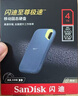 闪迪（SanDisk）4TB Nvme移动固态硬盘（PSSD）E61松柏青SSD 读速1050MB/s 手机直连笔记本外接硬盘 实拍图