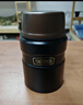 膳魔师（THERMOS）焖烧杯520ml保温汤壶316钢保温饭盒桶宽口水杯带勺TSK2-520S BK 实拍图