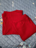 北极绒【羊毛蚕丝】马年儿童本命年保暖内衣套装红色12岁男女童秋衣秋裤 实拍图