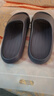 京东京造【泡泡云】踩屎感厚底轻盈防滑外穿拖鞋新款拖鞋男士 灰色42-43 实拍图
