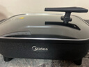 美的（Midea）火锅专用锅 电火锅 烤鱼锅6分钟速沸电锅一体多功能锅电煮锅火锅锅 8L大容量 HGE383051 实拍图