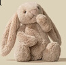 Jellycat害羞米色邦尼兔动物毛绒玩偶安抚公仔娃娃圣诞节生日礼物 米色 Medium 实拍图