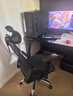 歌德利（Gedeli）YH13电脑椅人体工学椅乳胶办公椅子家用舒适久坐宿舍转椅学生椅 3代黑升降旋转扶手+泰国乳胶座垫 实拍图