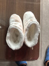 十月结晶新生儿脚套夹棉秋冬男女宝宝护脚套0-12个月婴儿软底鞋子 奈奈小兔粉 0-6个月 实拍图