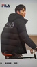 FILA 斐乐官方情侣羽绒服2025年冬时尚休闲连帽上衣男女同款保暖外套 实拍图