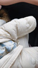巴拉巴拉童装婴儿连体衣轻薄羽绒服宝宝衣服2025冬装抱衣爬服男童女童萌趣 白色卡皮巴拉-白鸭绒 73 cm-充绒量37g 实拍图