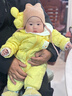 巴拉巴拉童装婴儿连体羽绒服轻薄羽绒服宝宝衣服2025冬装抱衣爬服男童女童 黄色雪人-白鸭绒 73 cm-充绒量37g 实拍图