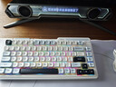 珂芝（KZZI）K75V2三模客制化机械键盘无线蓝牙有线电竞游戏家用办公82键RGB灯光PBT键帽Gasket冰川蓝风雨轴V2 实拍图