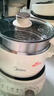 美的（Midea）电煮锅 电热锅 小电锅 宿舍小锅 学生寝室一体泡面小火锅多功能锅 1.7L 电煮锅小型1-2人 XZE1612 实拍图