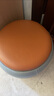 芝华仕（CHEERS）家用换鞋凳现代简约真皮小凳子芝华士头层牛皮圆凳芝华士XJ008 橙灰色（圆凳） 优先发货（详询客服） 实拍图