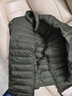 京东京造【air+零压羽绒】轻薄羽绒服男外套冬立领90鸭绒 橄榄绿XL 实拍图