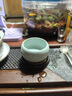 东道汝窑河南非遗 茶杯陶瓷功夫茶具主人杯汝瓷天青色福缘杯礼盒装 2025巳蛇款 实拍图