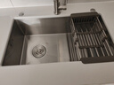 苏泊尔（SUPOR）厨房水槽大单槽一体盆304不锈钢台上台下洗菜盆 实拍图