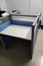 兰淳职员办公桌四人位员工电脑办公桌椅组合六人位工作位转角屏风卡座 直行单人不含柜 实拍图