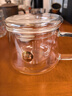 大益TAETEA茶叶普洱茶双层滤水玻璃茶杯 耐冷耐热 茶水分离 批次随机 实拍图