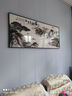 宜巢新中式客厅装饰画沙发背景墙壁画字画横幅大气山水挂画 01款家和 【镶钻】140*60CM立体加钻画 实拍图