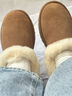 UGG秋季女士时尚舒适茸茸毛圈口平底休闲乐福鞋懒人毛毛鞋1119002 CHE | 栗色 39 实拍图