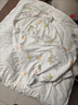 十月结晶婴儿包单秋冬夹棉产房襁褓巾新生婴儿包被抱被  云端小兔85*85 实拍图