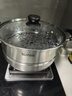 苏泊尔SUPOR 蒸锅真味鲜不锈钢双层复底蒸鱼锅汤锅蒸笼·赠蒸片EZ26BS12 实拍图