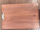 京东京造 菜板 砧案板切菜家用双面实木抗菌 【乌檀整木】40*27*2.5cm 实拍图