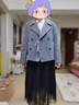 优衣库女装双面呢休闲短大衣478581 06 铅灰色 3XL /170/108C 实拍图