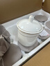 陶相惠 茶杯骨瓷办公杯会议杯陶瓷盖杯开会杯子商务办公水杯带盖10只装 实拍图