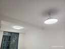 欧普照明（OPPLE）风扇灯吊扇灯24瓦LED照明低噪音餐厅卧室吊灯灯具包安装 冰风白 实拍图