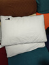 海澜之家（HLA）全棉枕头五星级酒店可水洗白色立体高枕48*74cm一只（内充950g） 实拍图