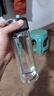 【京东物流配送】高硼硅双层玻璃杯大容量泡茶杯水杯子茶水分离杯 【双层加厚】茶杯350ml1只 实拍图