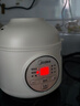 美的（Midea）电炖锅1-2人电炖盅隔水炖锅家用燕窝炖盅陶瓷炖汤盅电炖锅婴儿辅食小炖锅煲汤电炖锅电砂锅煲汤锅 1L 【1L=3碗 升级带蒸笼】DZE1068 实拍图