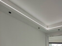 雷士线型灯嵌入式双眼皮灯带线性灯全套含铝槽客厅预埋款线形灯线条灯 1510带边+雷士LED光源1米 低压24V  暖白光 4000K 实拍图