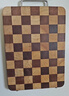 炊大皇家用切菜板砧板乌檀木橡胶木主厨棋盘格菜板38*26.5*2.5cm 实拍图