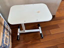 甄严选 可移动电脑桌升降床边桌床上学习桌办公懒人书桌简易折叠小桌子 【可折叠】暖白色60*40CM 实拍图