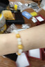 妍韵珠宝收藏级蜜蜡单珠散珠天然俄料满蜜鸡油黄妖花白花蜜琥珀 8-9mm 实拍图