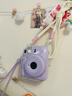 富士（FUJIFILM）instax 拍立得mini12一次成像相机 mini11升级款minise/41三寸相纸 新年礼物 年会奖品 情人节礼盒 Mini12 鸢尾紫【经典百搭】 官方标配【不含相纸 实拍图