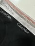 Calvin Klein内衣女士三条装经典提花腰边ck舒适棉质微弹性感比基尼三角内裤女 FIY-太空黑/杏仁色/月光白 3条 S 尺码偏大，建议拍小一码 实拍图