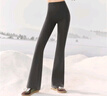 SIINSIIN【杨幂同款】微喇裤女秋冬季新款加绒瑜伽裤子保暖鲨鱼喇叭裤 【轻暖6.0pro】加长-显瘦黑 （净身高168-174cm） M 【100-120斤】 实拍图