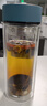 富光 男女士双层玻璃杯 高硼硅泡茶杯 茶水分离水杯带茶隔杯子500ml 实拍图