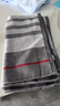 金号纯棉加厚加大枕巾吸汗透气亲肤枕头巾灰色1条 80*50cm 170g 实拍图