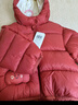 巴拉巴拉童装儿童羽绒服宝宝男女童2025冬装新款婴儿外套保暖上衣泡芙羽绒 红色小南瓜61003-白鸭绒 90 （充绒量71g 适合1-2岁） 实拍图