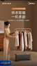 美的（Midea）【折叠式】家用踢脚线取暖器/遥控浴室烘衣暖风机电热电暖器/全屋速热电暖气移动地暖烤火炉NDT-HB 实拍图