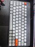 B.O.W航世 K620U有线键盘 办公键盘 超薄便携键盘 79键 台式笔记本巧克力按键小键盘 橙灰黑 实拍图