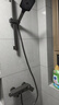 田园沐歌枪灰简易淋浴花洒套装分体式按键沐浴室浴缸冷热淋浴水龙头 枪灰二档按键简约花洒（带升降） 实拍图