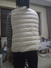 雪中飞经典新款基础舒适轻薄羽绒便捷短款保暖羽绒小马甲轻盈便携舒适 黎蔓卡其|7202-女 S 160/84A 实拍图